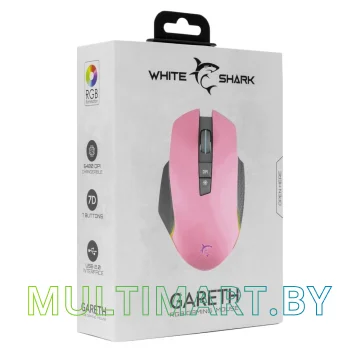 Игровая мышь White Shark GM-5009 Gareth (розовый) картинка 7